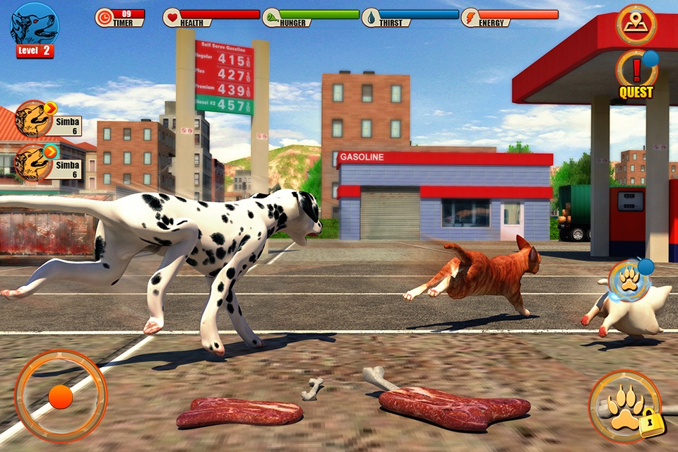 Street Dog Simulator 3D screenshot 4