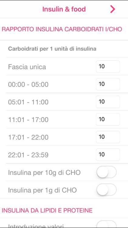 Insulin&Food Conta Carboidrati screenshot-4