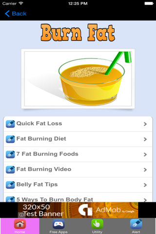 Fat Burning Food And Fat Burning Diet screenshot 2