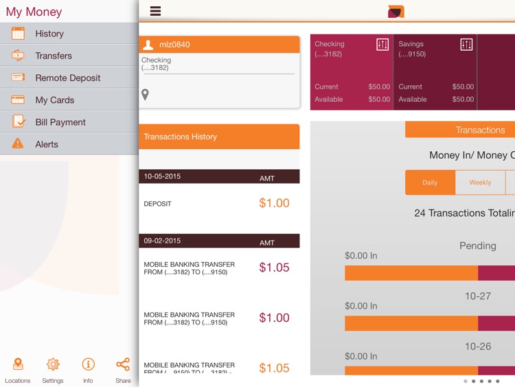 Andover State Bank Mobile Banking App for iPad