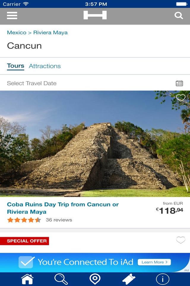 Cancun Hotels + Compare and Booking Hotel for Tonight with map and travel tour screenshot 2