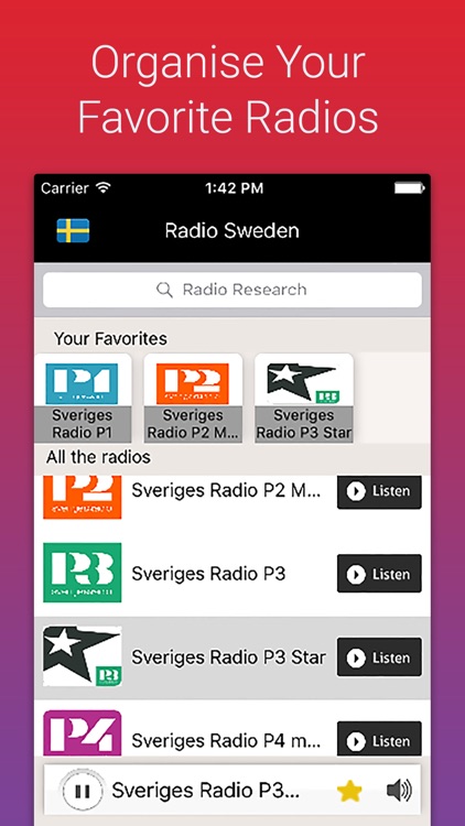 Radio Sweden - Sveriges Radio - Radios SW FREE