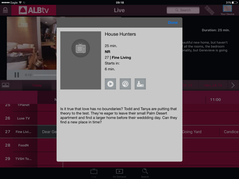 ALBtv for iPad screenshot 4