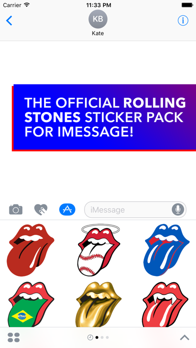 How to cancel & delete Rolling Stones Stickers from iphone & ipad 4