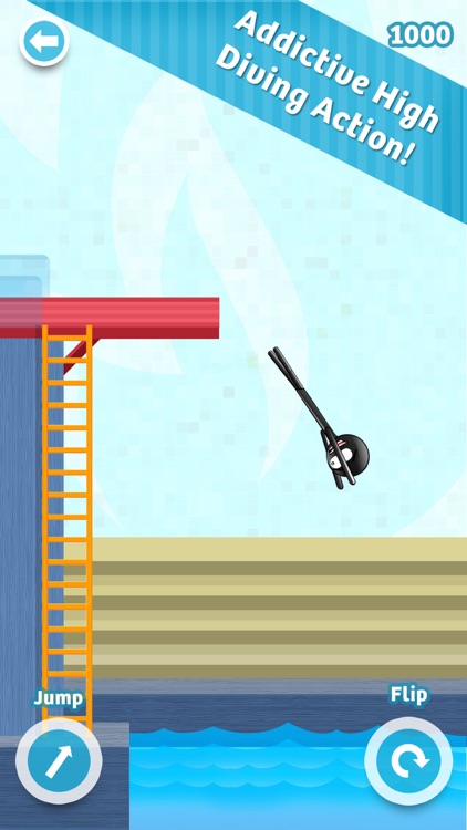 Stickman High Diving - Touch, Jump & Flip!