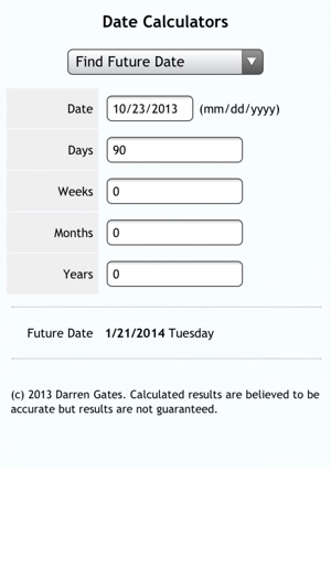 Date Calcs(圖5)-速報App