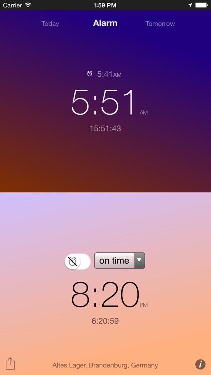 Sun Alarm