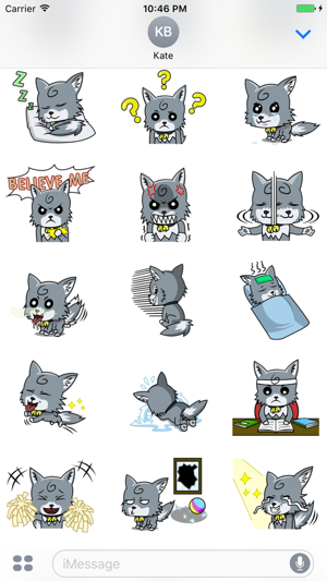 Little Fox - Cute stickers for iMessage(圖2)-速報App