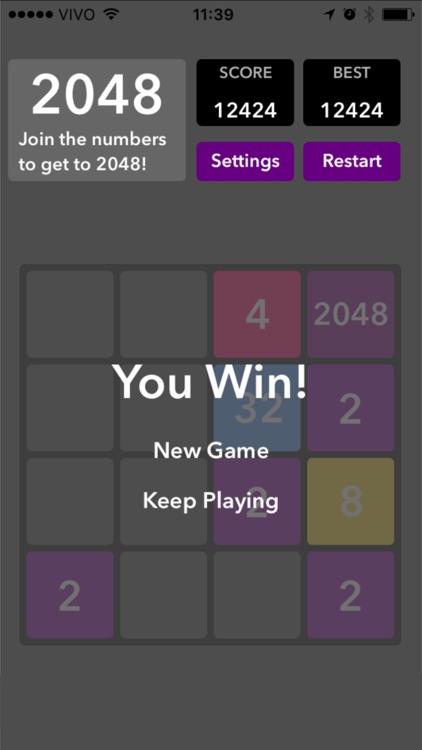 2048 - Math Puzzle Game