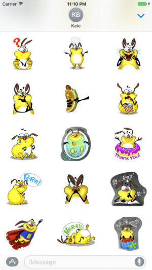 Crazy Dog - Cutest dog stickers for iMessage(圖2)-速報App