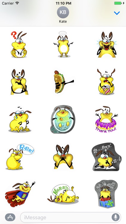Crazy Dog - Cutest dog stickers for iMessage
