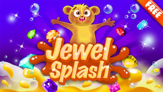 Jewel's Splash Match-3 - diamond game and kids digger's mani(圖1)-速報App