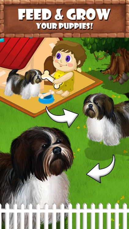 Puppy Care - puppies feed, breed, battle pet games screenshot-4