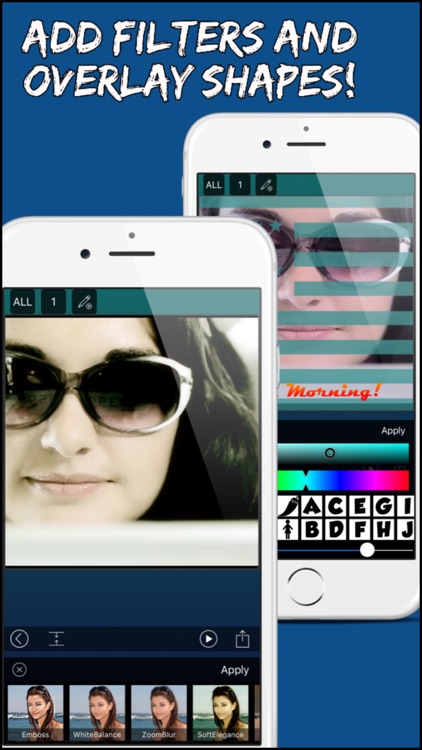 Video Editor - Merge Videos, Adjust Speed, Add Text Effects and Background Music!