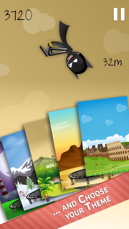 Stickman Trampoline - Backflip & Frontflip Action! screenshot-3