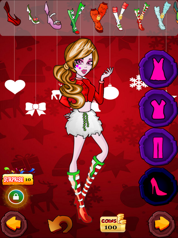 Dress up christmas girl - crazy makeover tourのおすすめ画像1