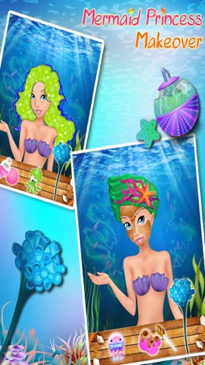 Mermaid Princess Makeover - Girls Game for Kids(圖3)-速報App