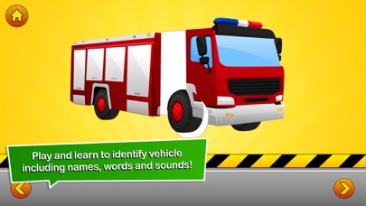 Trucks Builder - Things That Go Preschool Learning Shape Puzzle Game Screenshot 1