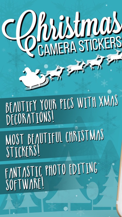 Christmas Decorations Camera Stickers Photo Editor