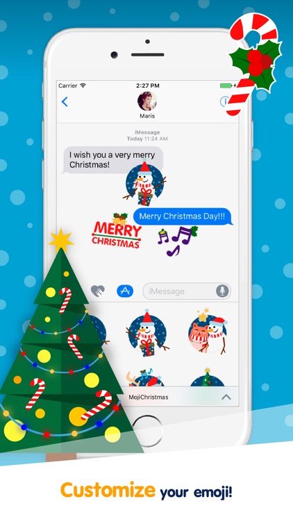 Moji Christmas Animated Stickers