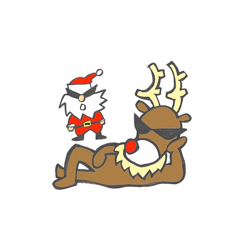 Santa Claus Goes Wild - Christmas Stickers icon