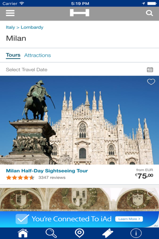 Milan Hotels + Compare and Booking Hotel for Tonight with map and travel tour screenshot 2