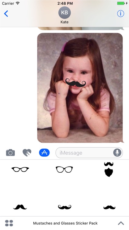 Mustaches and Glasses Stickers screenshot-3