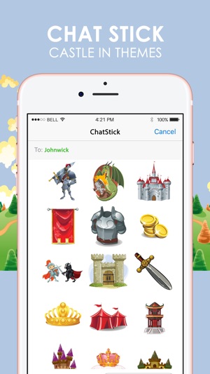 Castle Emoji Stickers Keyboard Themes ChatStick(圖1)-速報App