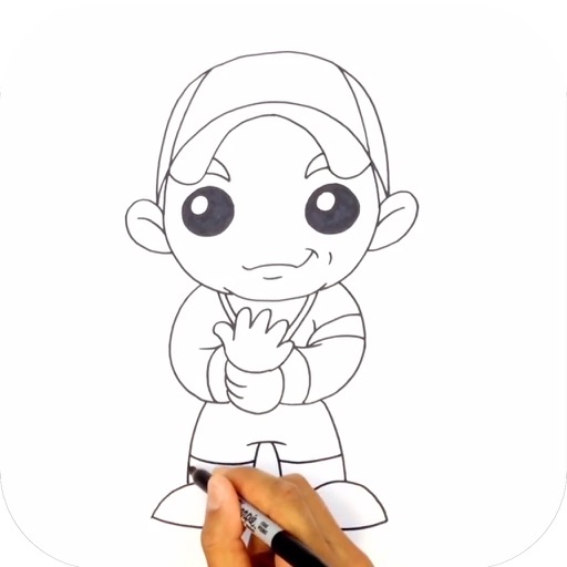 Learn to Draw Popular Characters Step by Step iOS App