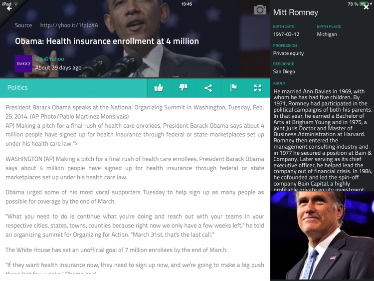 Newsful: Personalized, Free News for iPad screenshot-3