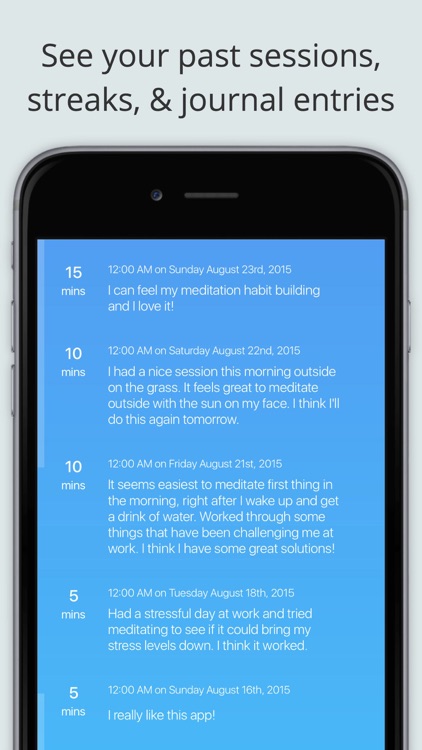 Sit – a beautiful, simple, meditation timer screenshot-3
