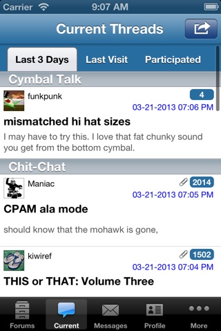 Pearl Drummers Forum screenshot 4