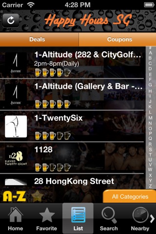 Happy Hours Singapore screenshot 2