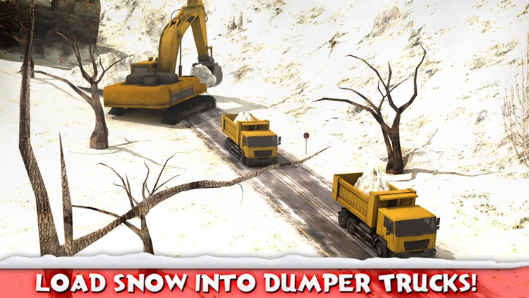 Snow Plow Rescue Truck Driving 3D Simulator screenshot-3