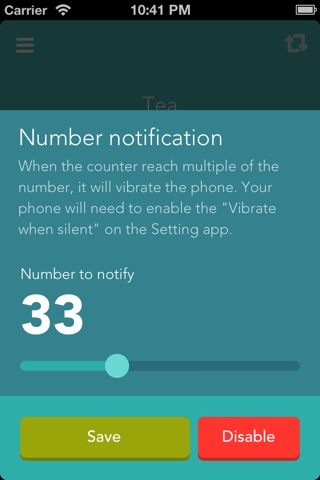 Swiping Counter screenshot 3