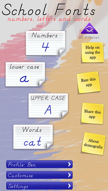School Fonts - Learn to write screenshot-0