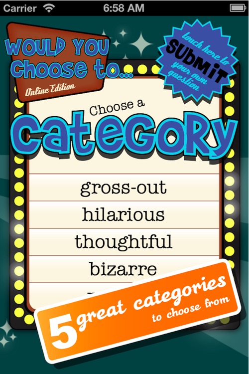 Would You Choose ... Online - A Rather Fun Party Game screenshot-0