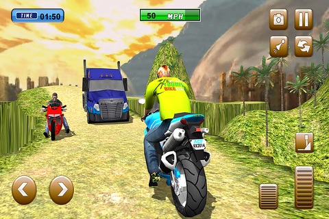 Off Road Tourist Motor-cycle Sim-ulator screenshot 2