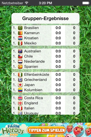 Fußball 2014 Planner screenshot 2