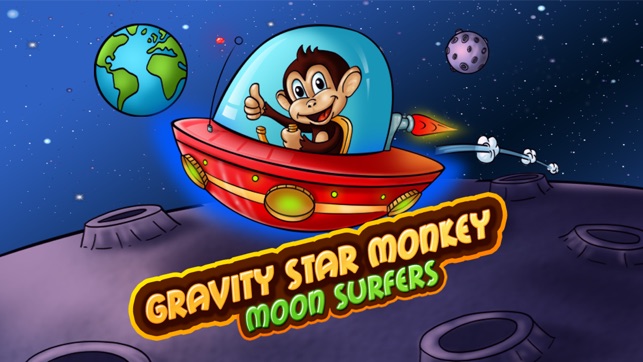 Gravity Star Monkey :  Moon Surfers - Little Space Pet Adven(圖1)-速報App