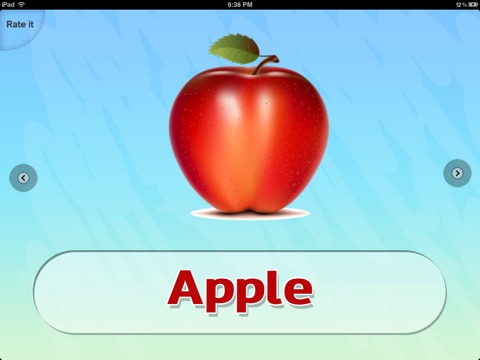 Kids Vegetables and Fruits Flash Cards screenshot 3