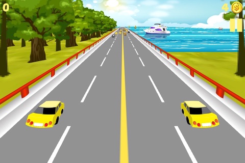 2 Cars 3D (2 Road Racing) screenshot 2