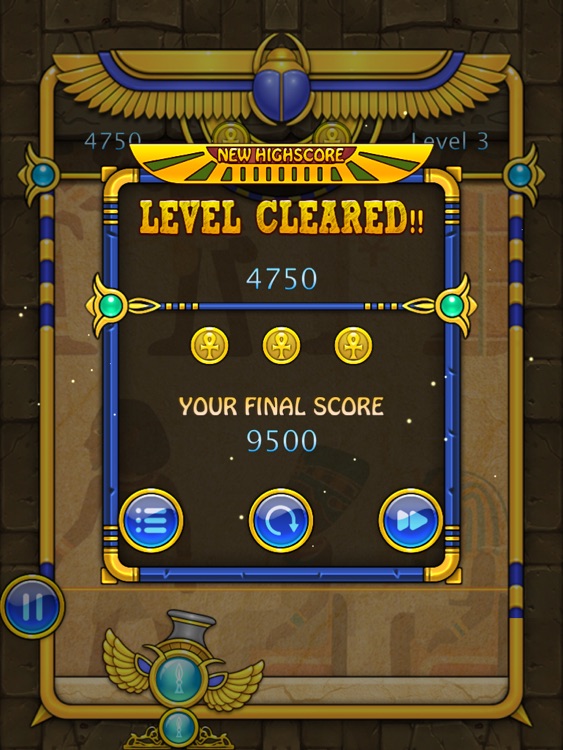 Bubble Egypt HD screenshot-4