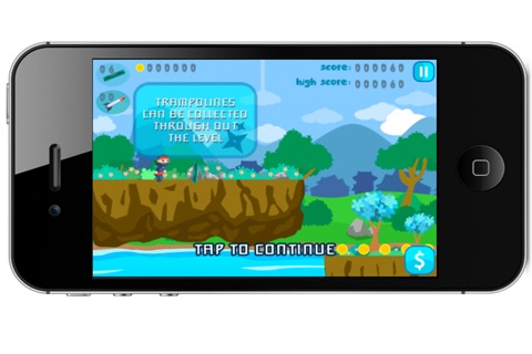 Ninja Swipe Free - Draw a Trampoline and Jump to Safety screenshot 3
