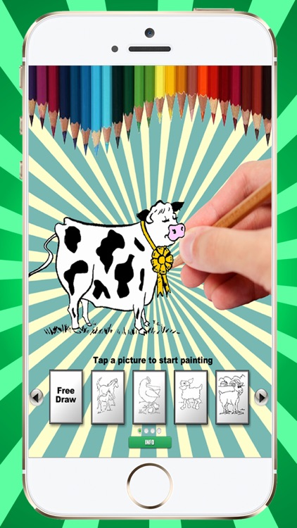 Coloring Book Farm Animals