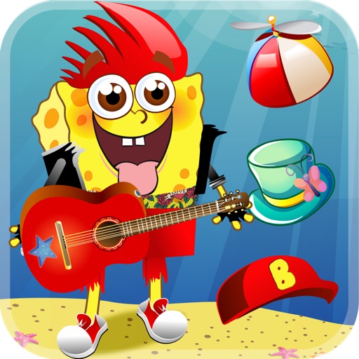 The Little Square Cartoon Sponge -Play Under the Sea Cool Style Stars World Ad Free Game icon