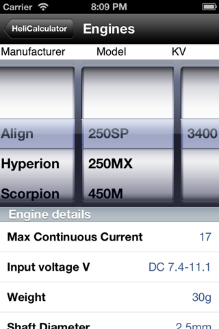 Heli Calculator screenshot 4