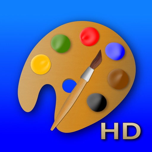 Paint, draw & coloring pages for kids HD. Light. icon