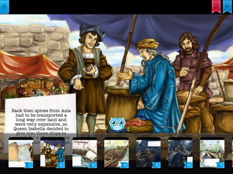 Christopher Columbus - Have fun with Pickatale while learning how to read. screenshot 3