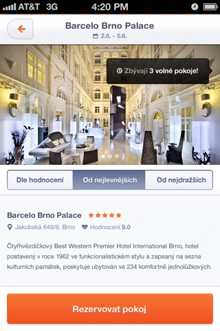 Hotel.cz screenshot 2